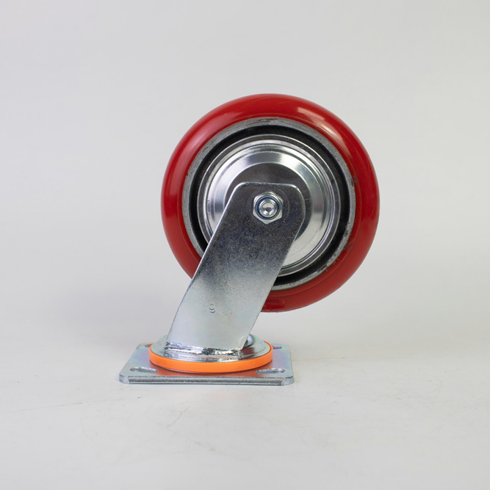 Bánh xe đẩy nhựa PU BXD050 5in, 6in xoay