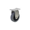 Bánh xe đẩy nhựa TPR tĩnh điện BXD071 cố định càng inox