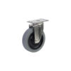 Bánh xe đẩy nhựa TPR tĩnh điện BXD072 xoay không khóa càng inox