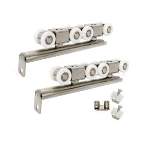Bánh xe trượt treo HMR1008SS 80kg 8 bánh nhựa, đế inox 304