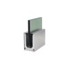 Bộ chân đế kẹp kính lan can không trụ 10cm