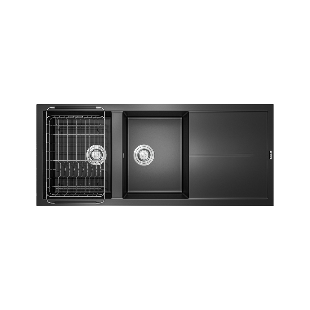Bồn rửa chén Konox Livello Smart 1160 Black - Ảnh 3