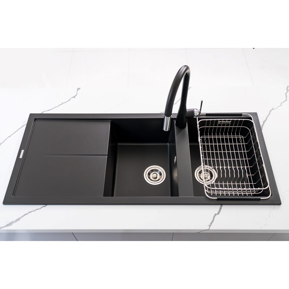 Bồn rửa chén Konox Livello Smart 1160 Black - Ảnh 5