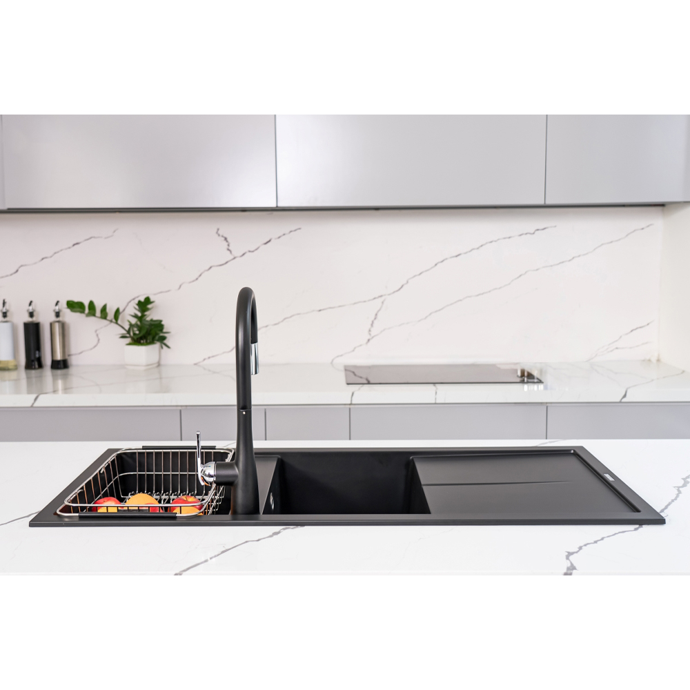 Bồn rửa chén Konox Livello Smart 1160 Black - Ảnh 7