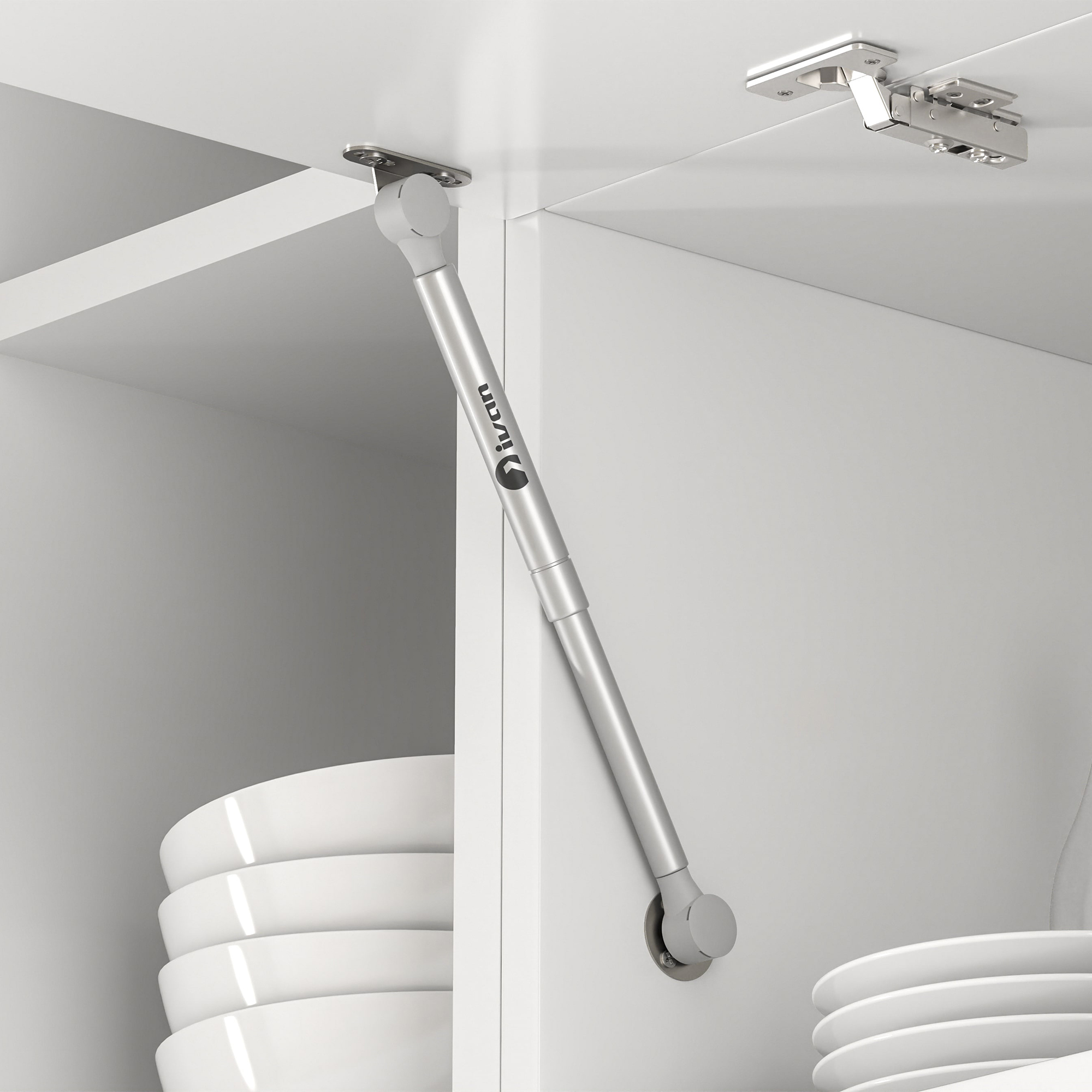 Chống cửa tủ IVAN 04305.001 WPR sơn trắng - Ảnh 2