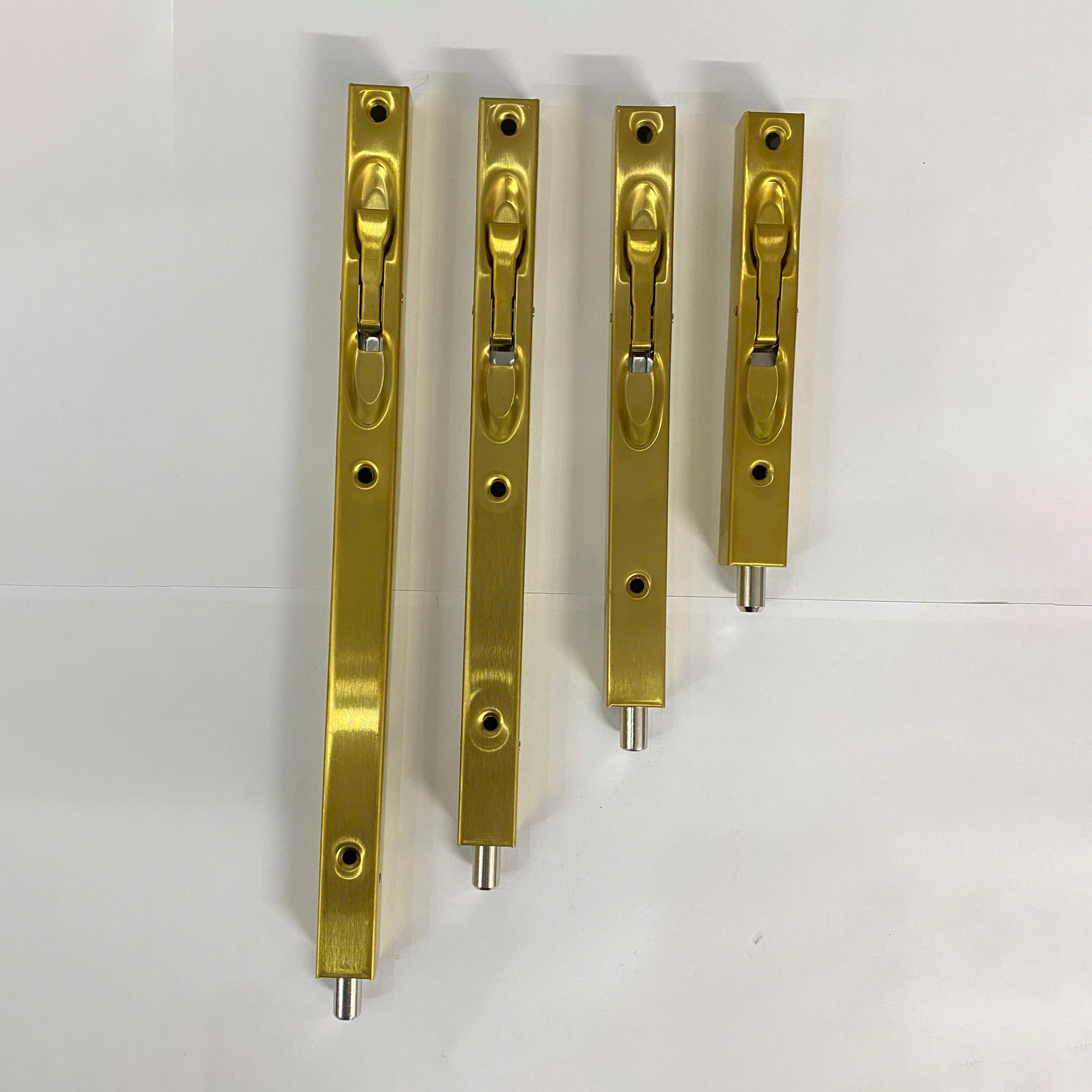 Chốt âm cửa Inox 201 màu vàng mờ - Ảnh 2