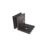 Kẹp kính L tường kính KV02-ABC Huy Hoàng màu đen