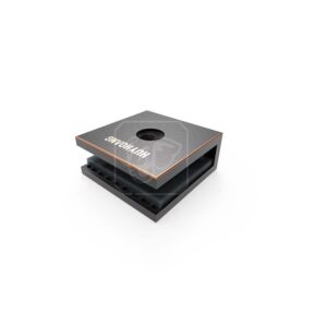 Kẹp kính U 45mm KV01-ABC Huy Hoàng màu đen