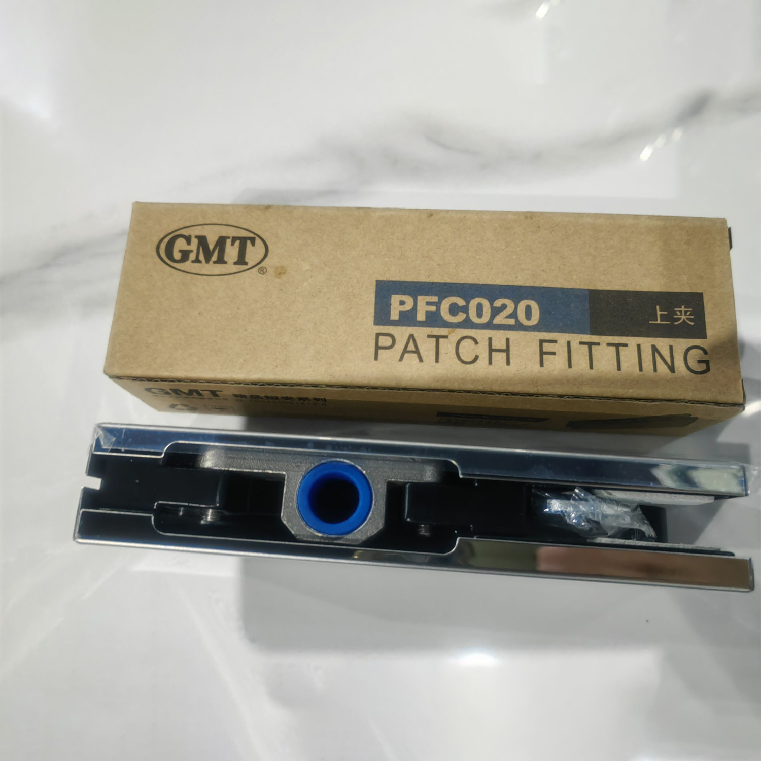 Kẹp kính trên GMT PFC-020 US26 Inox bóng - Ảnh 3