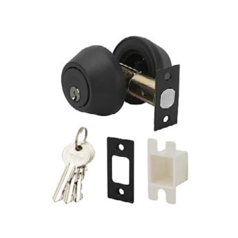 Khóa cóc Hafele 911.83.569 2 đầu chìa, loại nhỏ màu đen