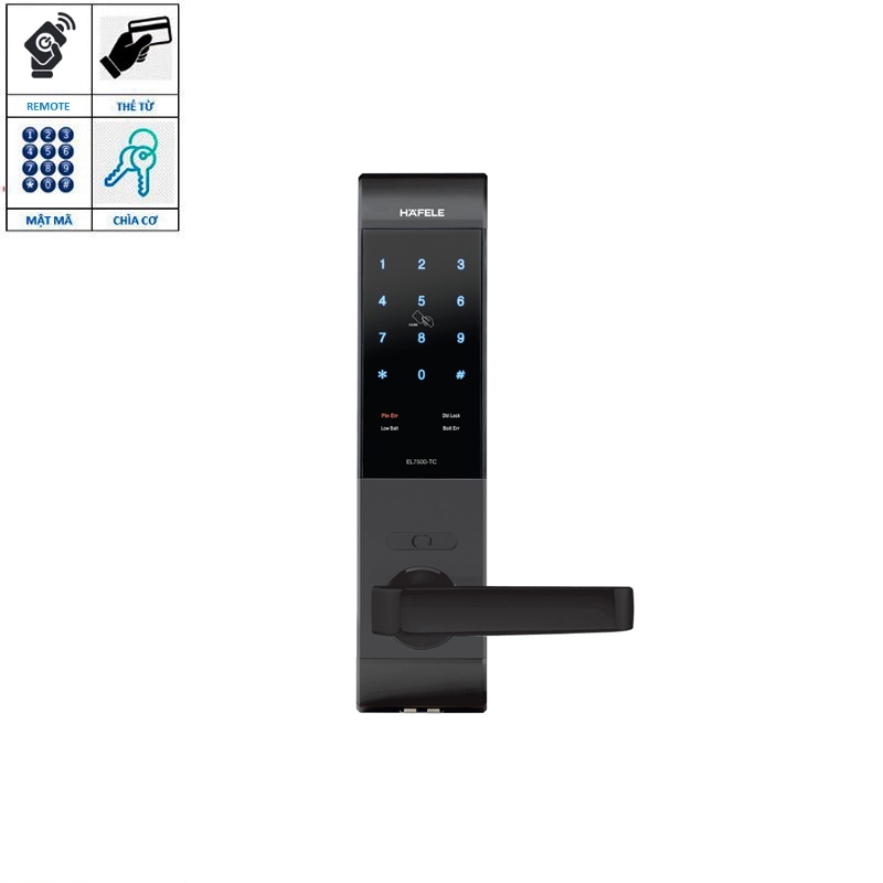 Khóa cửa Hafele EL750-TC 912.05.716
