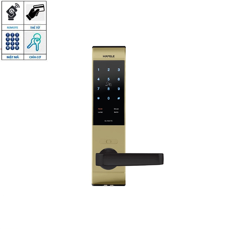 Khóa cửa Hafele EL750-TC 912.05.729