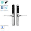 Khóa cửa Ticklock I600S màu trắng bạc