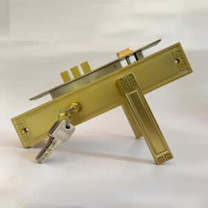 Khóa cửa chính KC021-159 vàng mờ dài 30cm