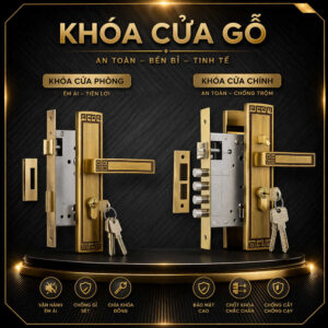 Khóa cửa gỗ