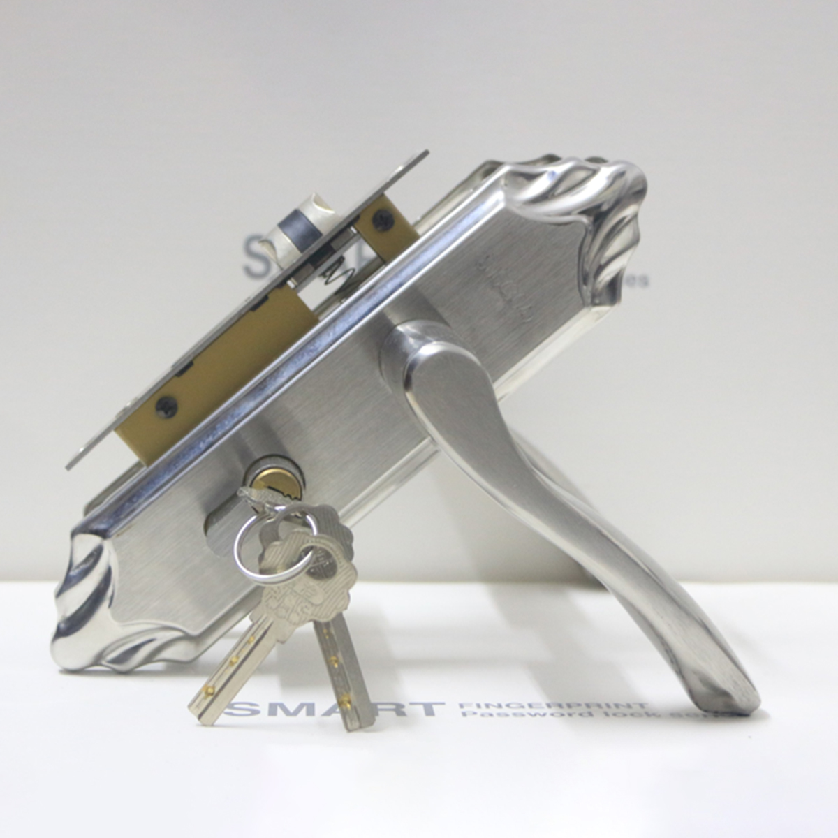 Khóa cửa inox 201 KP007-5020 tay 1ly dài 200mm