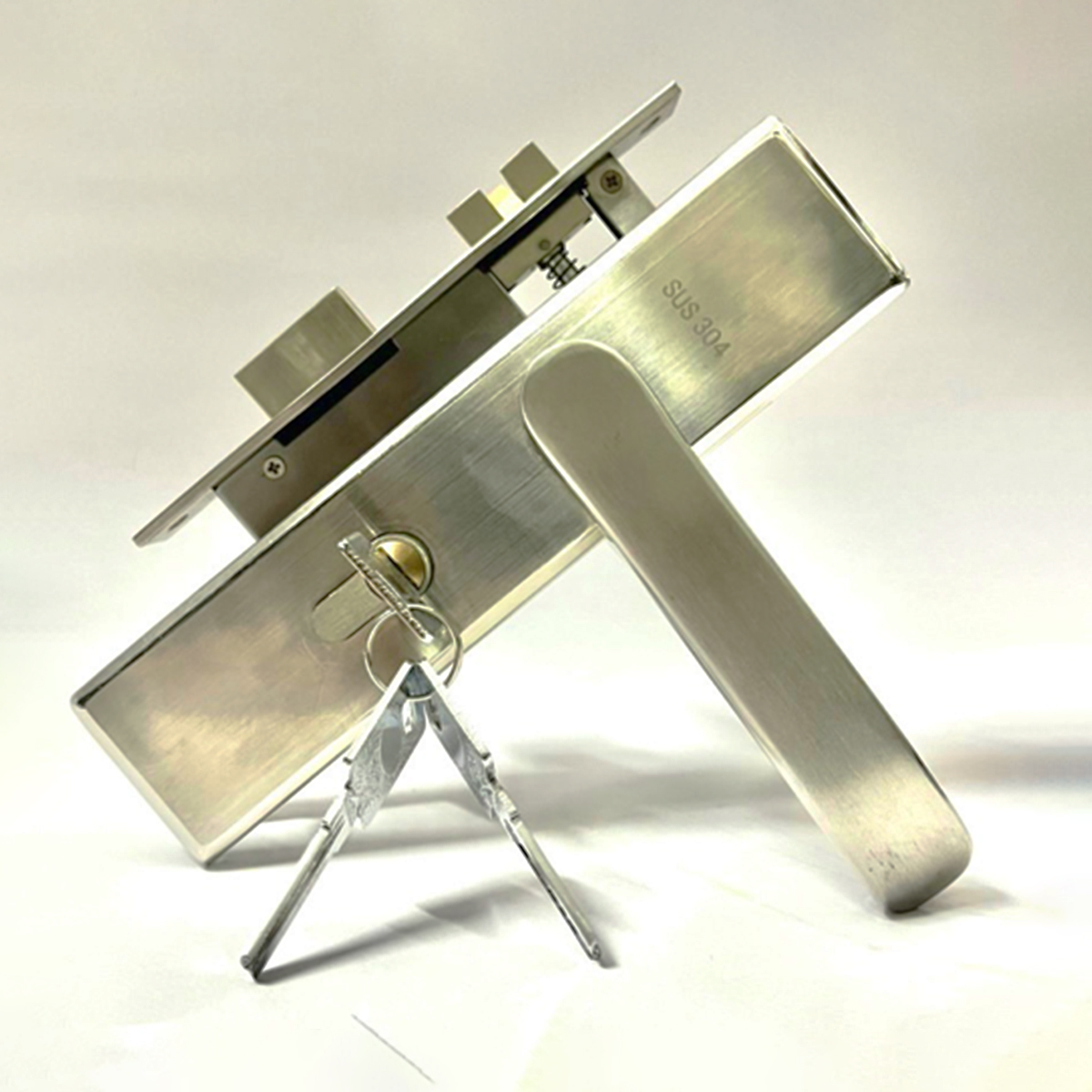 Khóa cửa inox 201 KP021-5020 tay 1.2ly dài 200mm