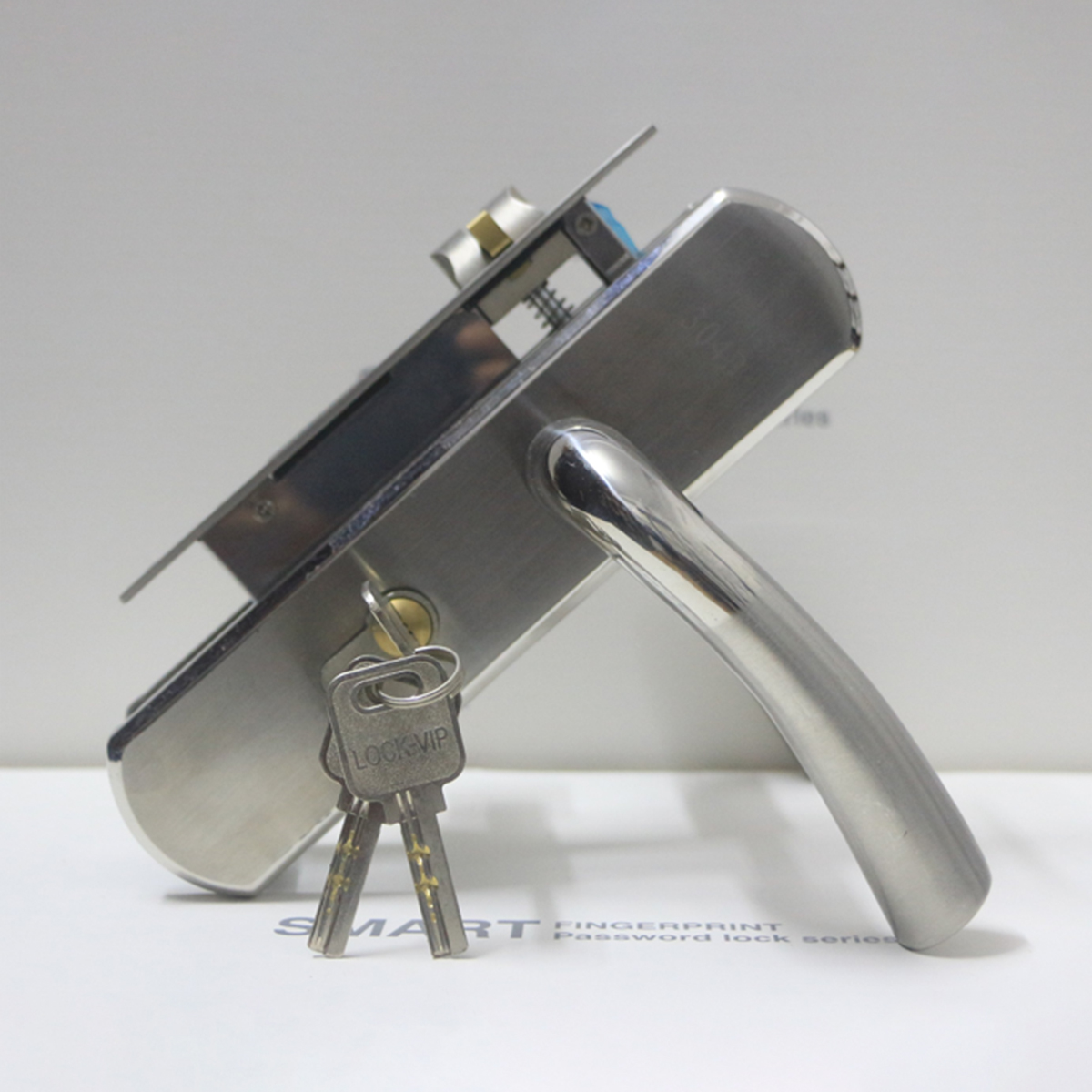 Khóa cửa inox 201 KP029-5020 tay 1.5ly dài 200mm