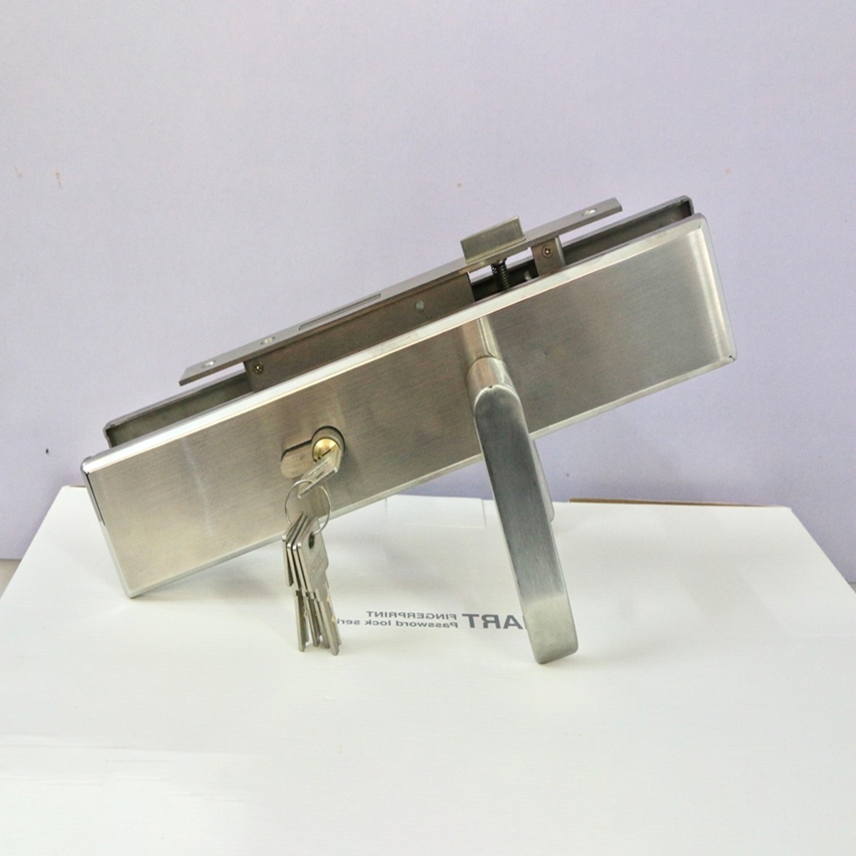 Khóa cửa inox 304 KC009-8526 tay 1.5ly dài 260mm