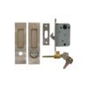 Khóa cửa lùa HMR652BSN màu bạc xước