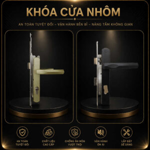 Khóa cửa nhôm