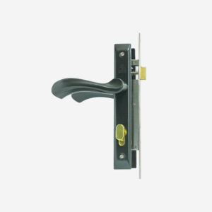 Khóa cửa nhôm Xingfa đơn điểm L632-1XNT màu xám ngọc trai