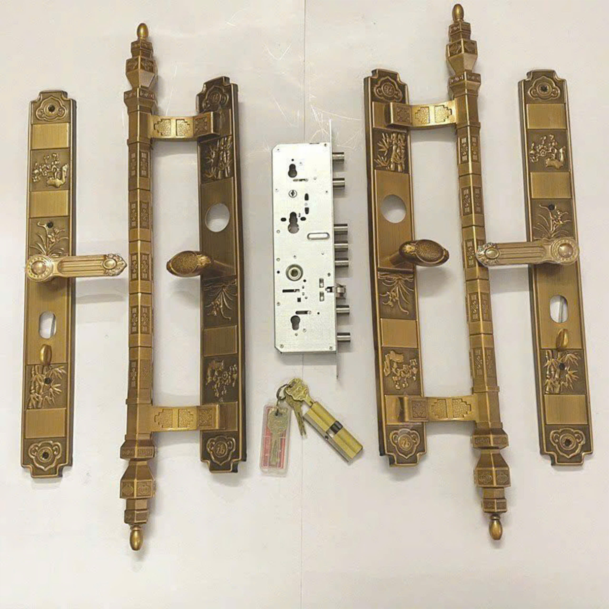 Khóa đại sảnh KS006-6068 AD có tay cầm - Ảnh 2