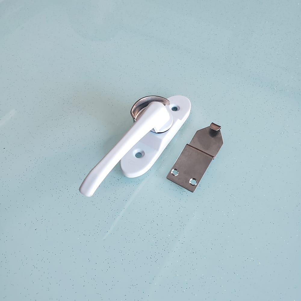 Khóa sò, khóa bán nguyệt của sổ lùa GQ ASSA ABLOY - Ảnh 2
