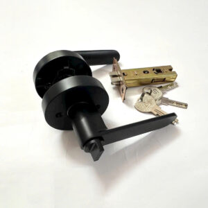 Khóa tròn tay gạt KT002-206NB màu đen