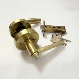 Khóa tròn tay gạt KT004-206SU màu vàng