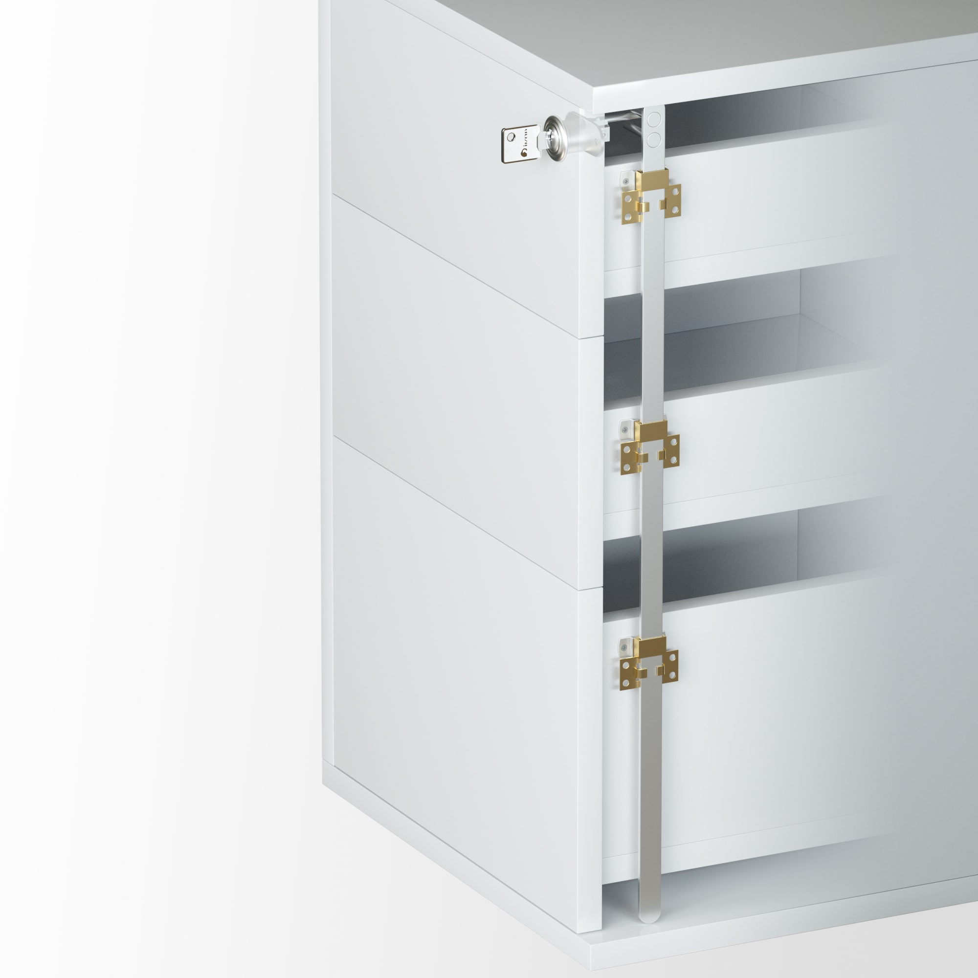 Khóa tủ 3 ngăn IVAN 03288.500 - Ảnh 4