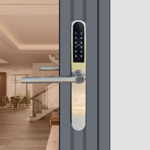 Khóa thẻ từ cửa nhôm KVT004-S31A màu bạc