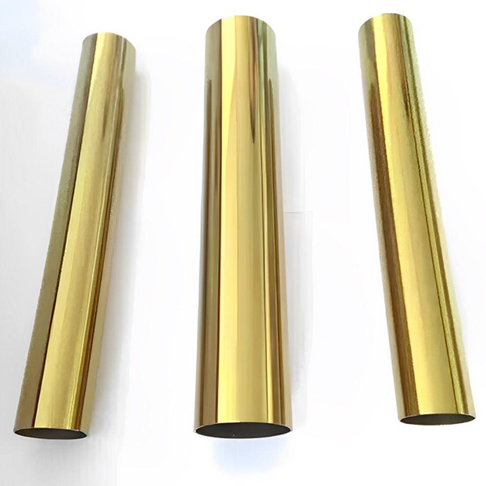 Ống Inox 304 Ø22 R010-2000 màu vàng dài 2m - Ảnh 4