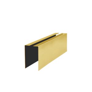 Ốp 2 mặt chân đế Inox 304 màu vàng