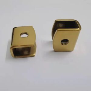 Pát U tường kính 3cm VPP vàng bóng