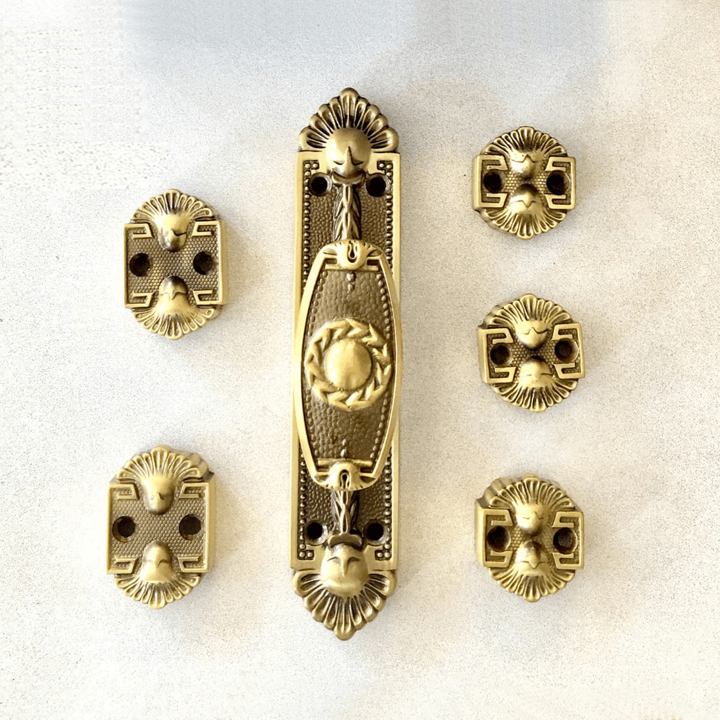 Chốt Cremone Slock Thái Lan SL02-RG đồng thau