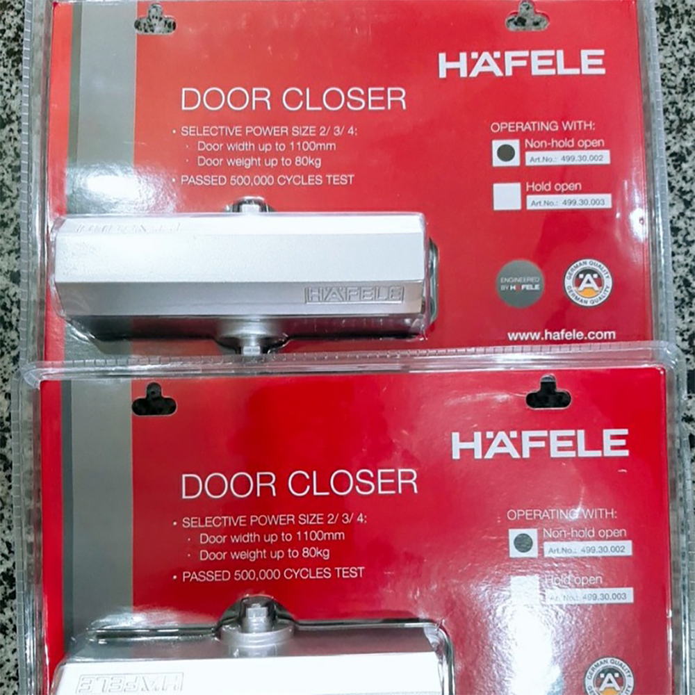 Tay co thủy lực Hafele 499.30.003 80kg có điểm dừng - Ảnh 2