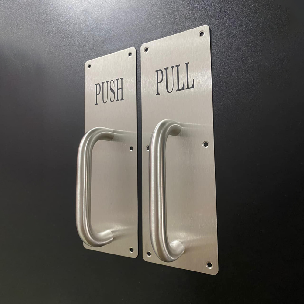 Tay nắm Pull Push inox 201 - Ảnh 2