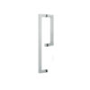 Tay nắm cửa Hafele 903.02.252 tim 450x550 inox bóng