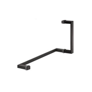 Tay nắm cửa Hafele 903.12.321 tim 200x450 đen mờ