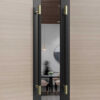 Tay nắm cửa TN060 nhôm đặc ø32 sọc đen