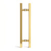 Tay nắm cửa vuông 20×40 TN024 Inox 304 vàng bóng