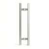 Tay nắm cửa vuông 20×40 TN032 Inox 304 bóng mờ