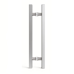 Tay nắm cửa vuông 20×40 TN032 Inox 304 bóng mờ