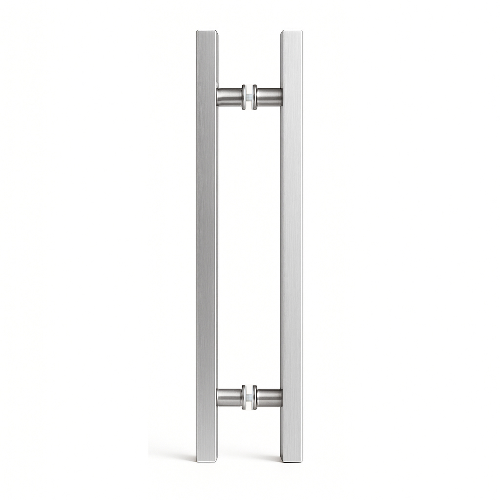 Tay nắm cửa vuông 20×40 TN032 Inox 304 bóng mờ
