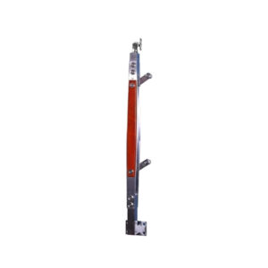 Trụ cầu thang kính TLC009-004 Inox 304 ốp gỗ đế hông