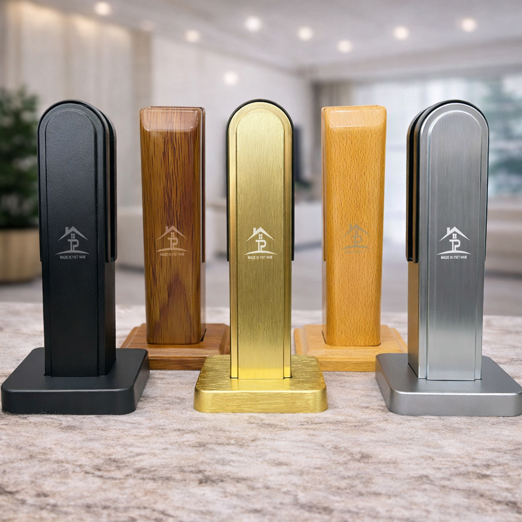Trụ ngàm lan can TLC054 nhôm đúc cao 200mm