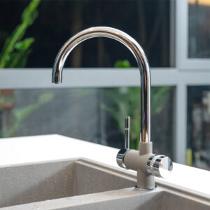 Vòi nước nóng lạnh + RO Konox Water Grey