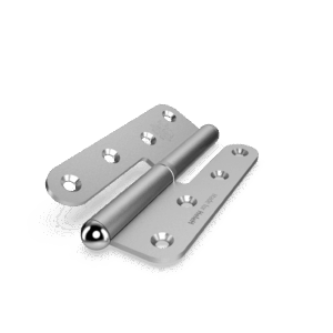 Bản lề cối Huy Hoàng BLCSS30401 Inox 304 dài 125mm dày 3mm