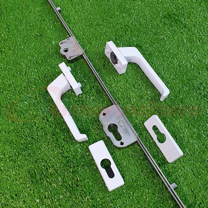 Bộ khóa cửa nhựa window đa điểm GQ 10290 1800 thường - Ảnh 6